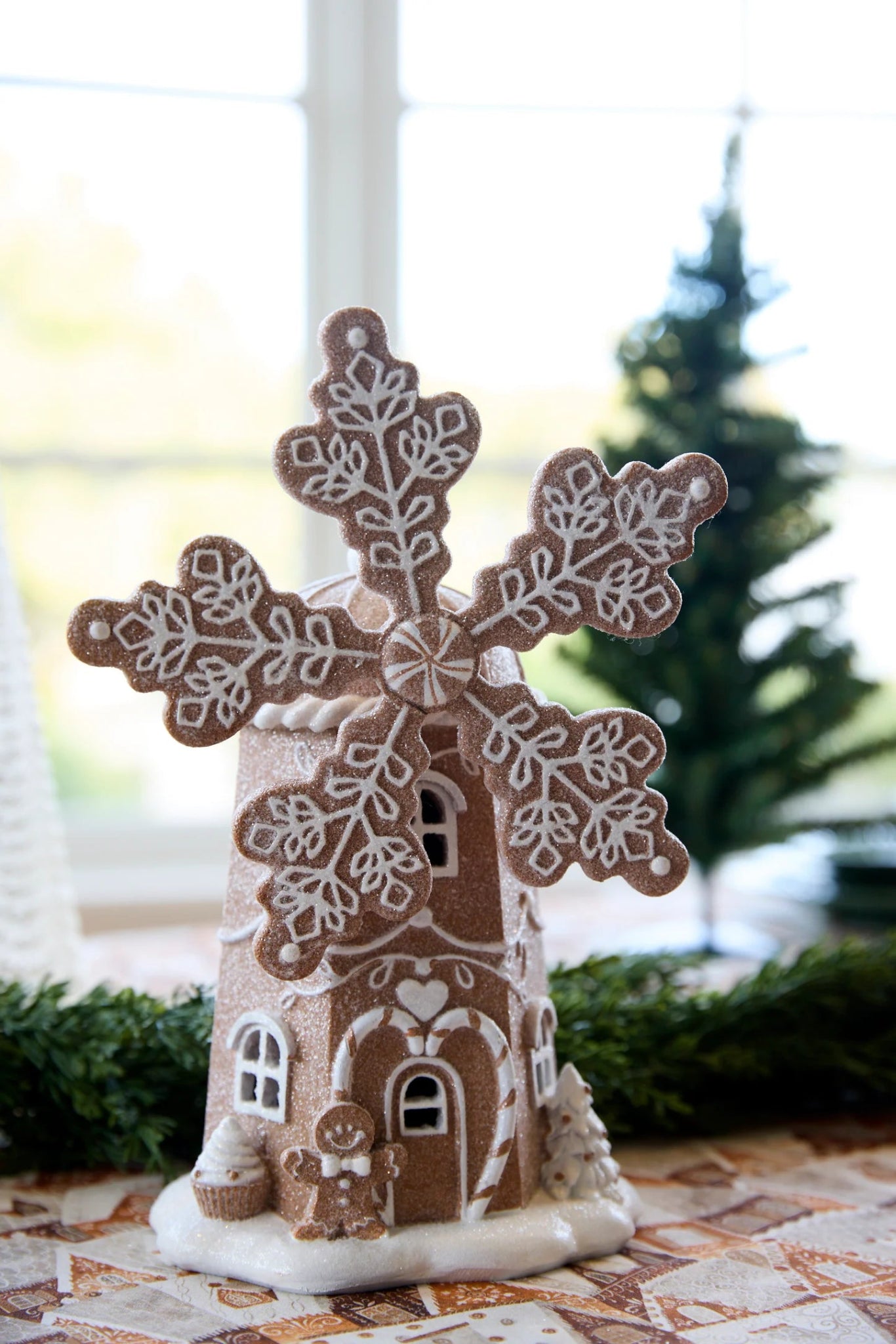LED GINGERBREAD WINDMILL - Pure Apotheca