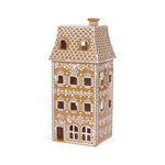LED INTRICATE PIPED GINGERBREAD TOWNHOUSE - Pure Apotheca