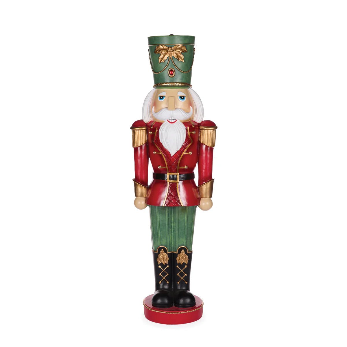 LED TRADITIONAL HOLLY NUTCRACKER - Pure Apotheca
