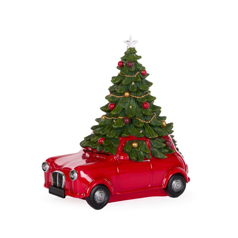 LED VINTAGE CAR WITH CHRISTMAS TREE - Pure Apotheca