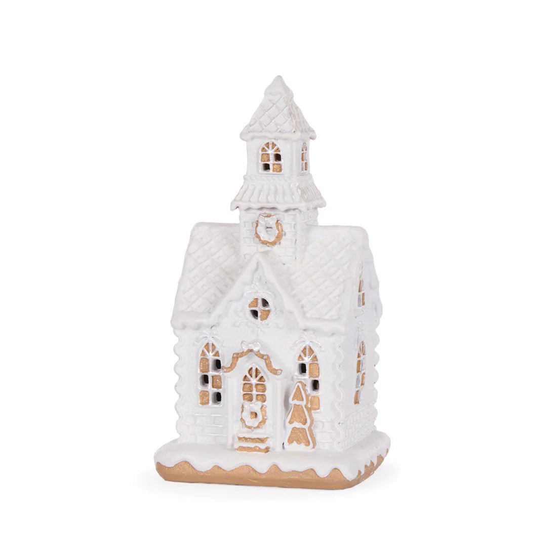 LED WHITE GINGERBREAD CHAPEL - Pure Apotheca