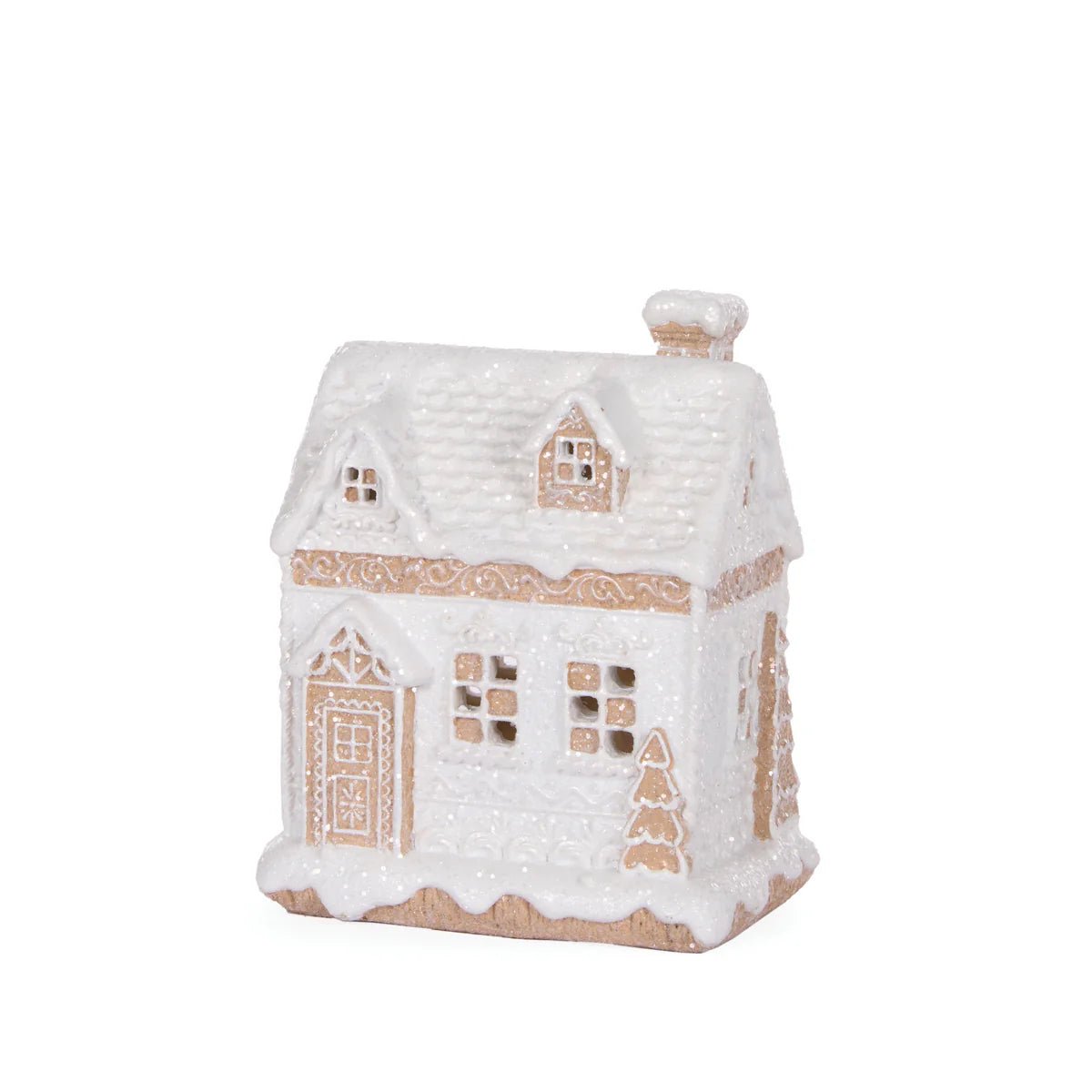 LED WHITE GINGERBREAD COTTAGE - Pure Apotheca