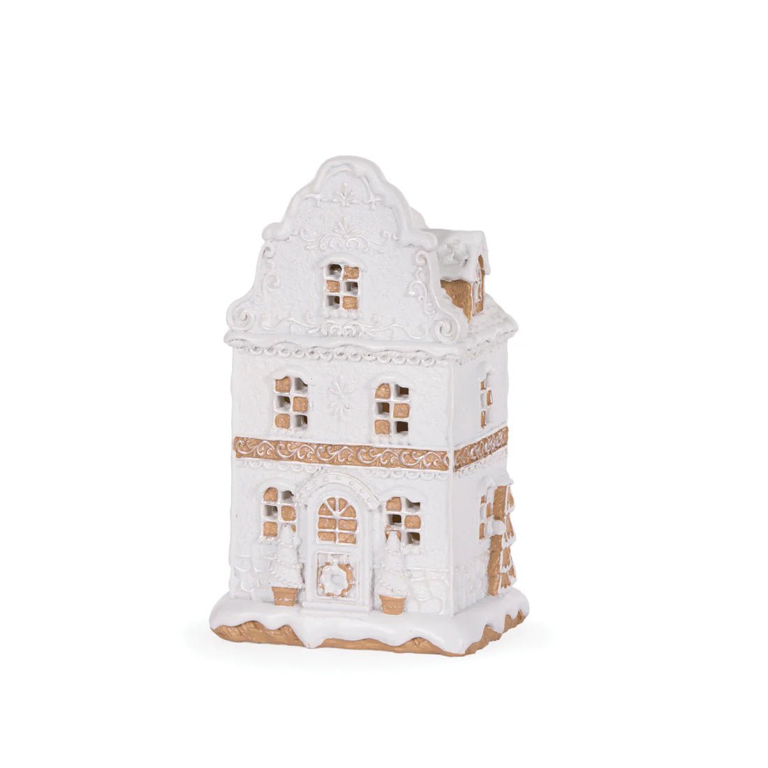 LED WHITE GINGERBREAD HOTEL - Pure Apotheca