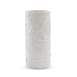 LILLE WHITE EMBOSSED UMBRELLA STAND. - Pure Apotheca