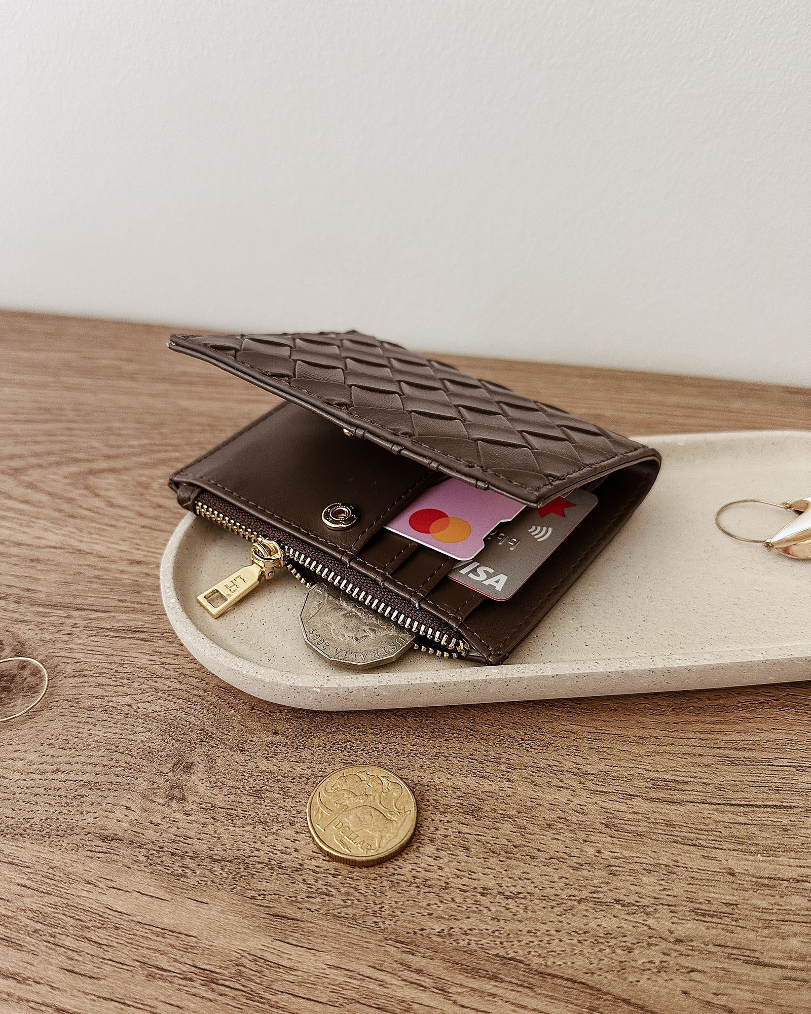 Lily Woven Wallet Chocolate - Pure Apotheca