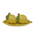 Limone Ceramic Salt & Pepper 3pc Set - Pure Apotheca