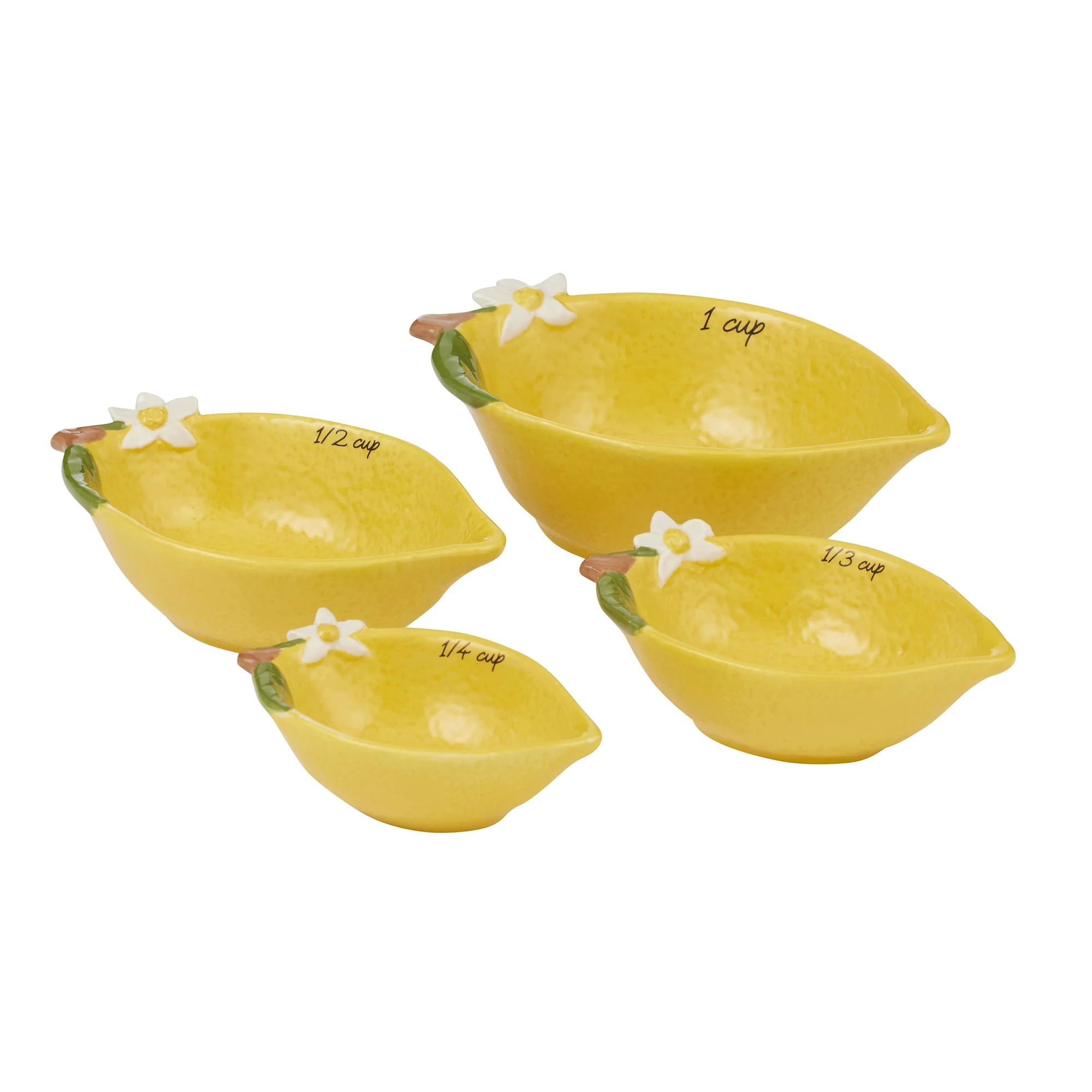 Limone S/4 Ceramic Measuring Cups - Pure Apotheca