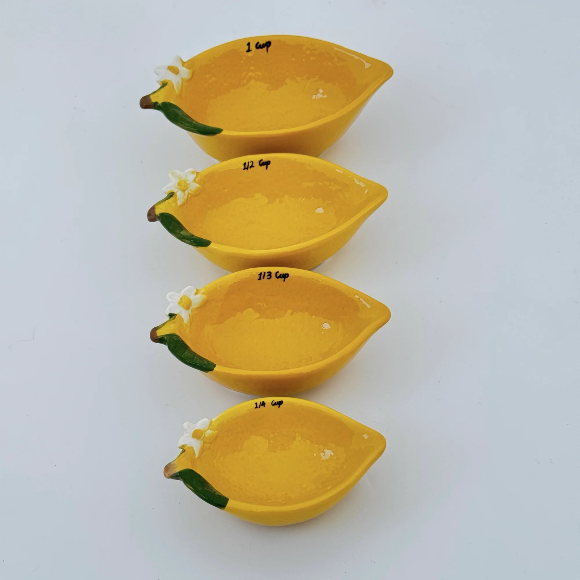 Limone S/4 Ceramic Measuring Cups - Pure Apotheca