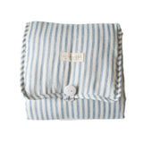 Little Traveller Change Mat Chambray Blue Stripe - Pure Apotheca