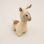 Llama Cotton Rattle Toy Tan - Pure Apotheca