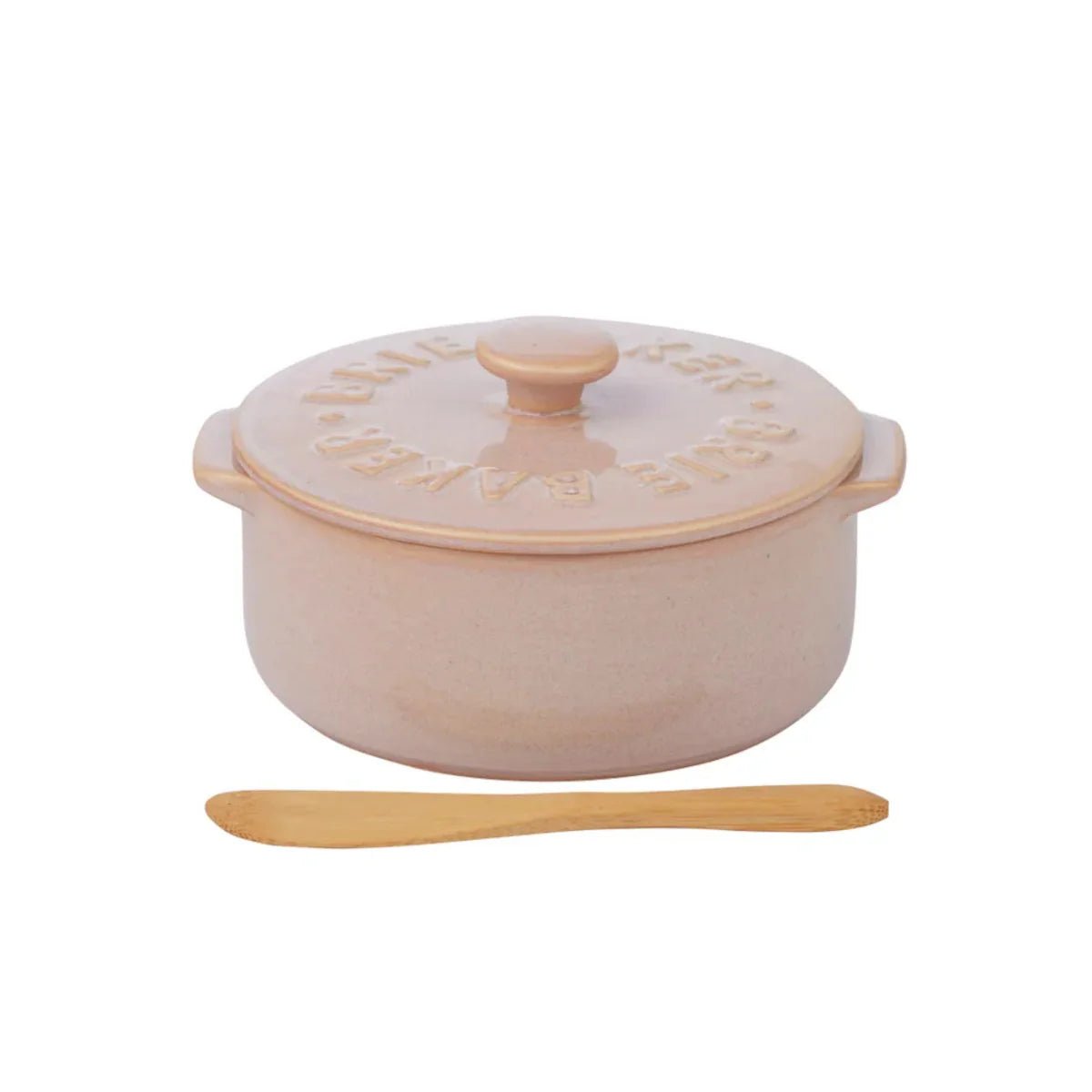 Loire Ceramic Brie Baker 13.5x16x7.5cm Rosa - Pure Apotheca