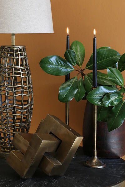 London Antique Brass Candlestick - Pure Apotheca