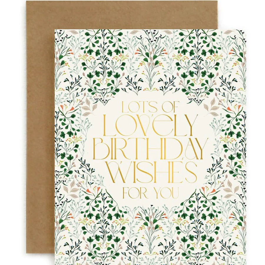 Lots of Lovely Birthday Wishes For You Card - Pure Apotheca