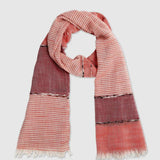 Lottie Scarf Coral White - Pure Apotheca