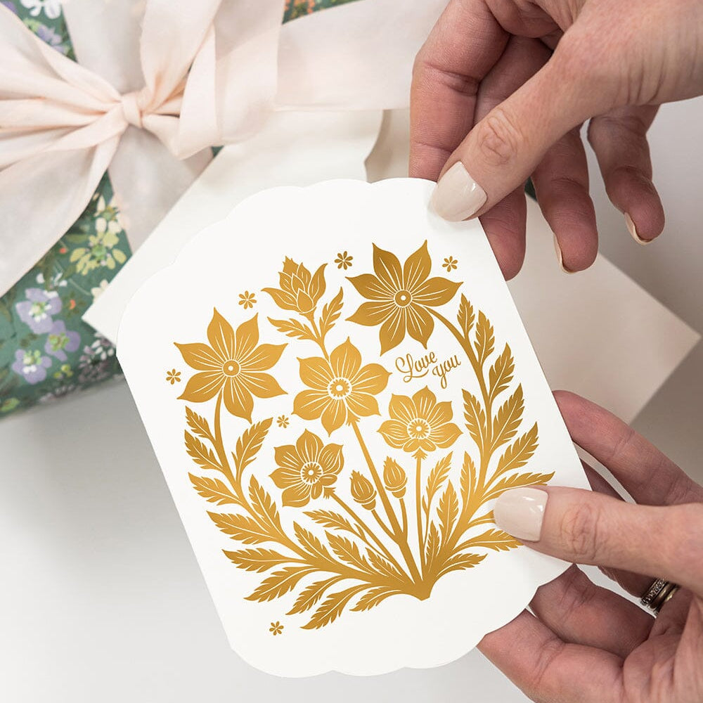 Love You Scallop Card - Pure Apotheca