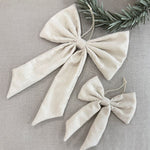 Lucia Bows Set/2 - Cream - Pure Apotheca