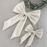 Lucia Bows Set/2 - Cream - Pure Apotheca