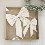 Lucia Bows Set/2 - Cream - Pure Apotheca