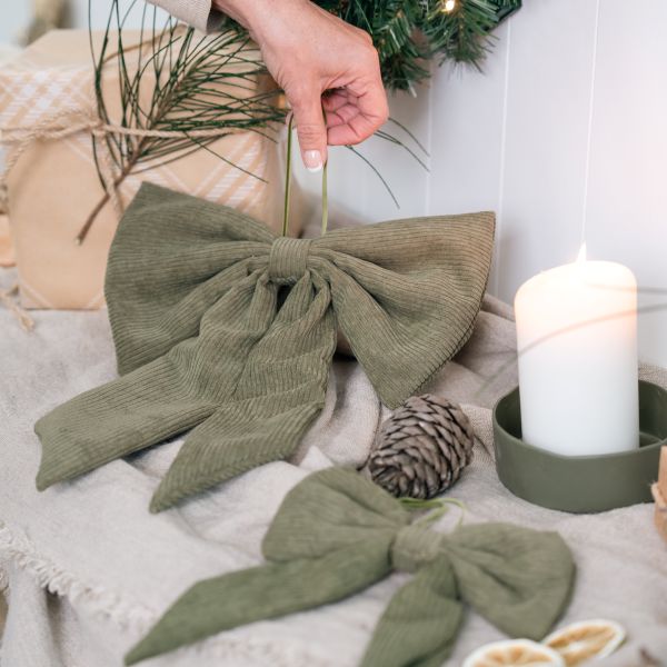 Lucia Bows Set/2 - Sage Green - Pure Apotheca
