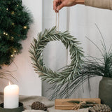 Lucia Felt Green Olive Laurel Wreath d30 - Pure Apotheca