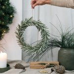Lucia Felt Green Olive Laurel Wreath d30 - Pure Apotheca