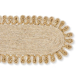 LUCIE DARK NATURAL/LIGHT NATURAL BRAIDED TABLE RUNNER 30X120CM - Pure Apotheca