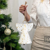 Lune Angel with Bell Large 23.5cm - Pure Apotheca
