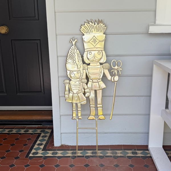 Lune Nutcracker Garden Stake Gold - Pure Apotheca