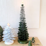 Lune Pinecone Candlestick Holder Green Large - Pure Apotheca