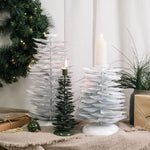 Lune Pinecone Candlestick Holder White Small - Pure Apotheca