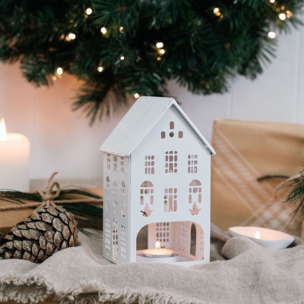 Lune Tealight House White - Pure Apotheca