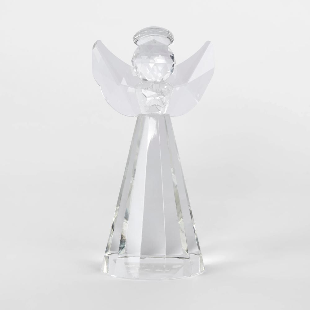 Lustre Glass Cut Angel Clear Medium - Pure Apotheca