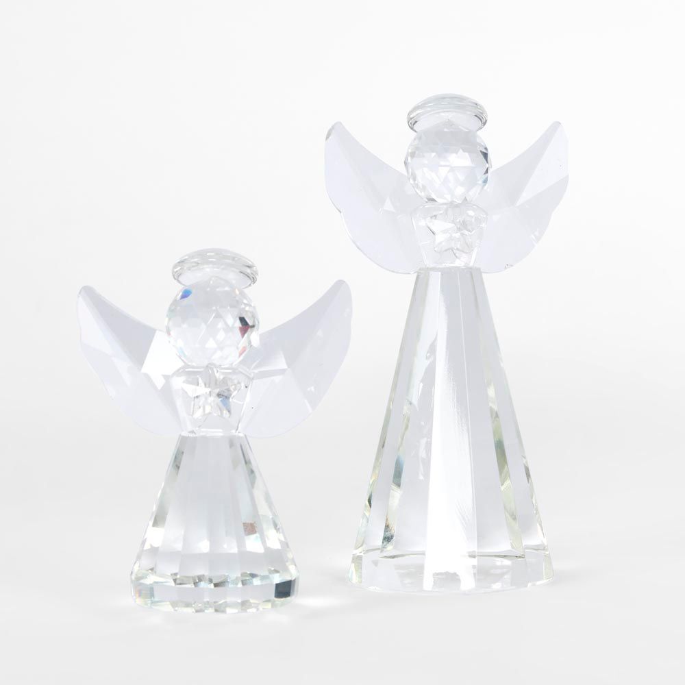 Lustre Glass Cut Angel Clear Medium - Pure Apotheca