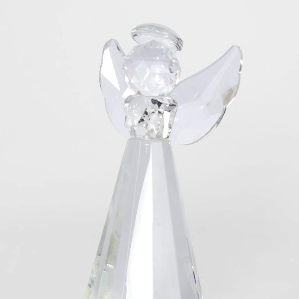 Lustre Glass Cut Angel Clear Medium - Pure Apotheca