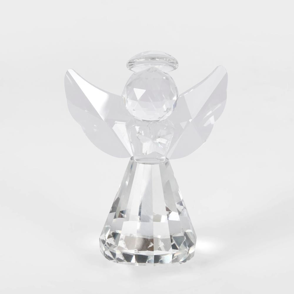 Lustre Glass Cut Angel Clear Small - Pure Apotheca