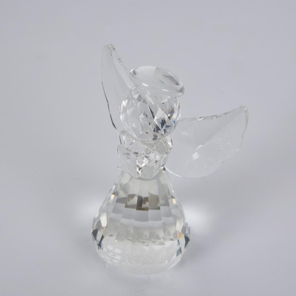Lustre Glass Cut Angel Clear Small - Pure Apotheca