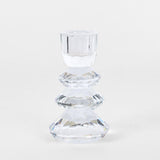 Lustre Glass Cut Candle Holder Clear - Pure Apotheca