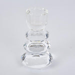 Lustre Glass Cut Candle Holder Clear - Pure Apotheca
