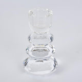 Lustre Glass Cut Candle Holder Clear - Pure Apotheca