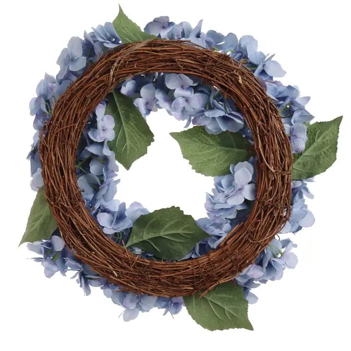 LUXE BLUE HYDRANGEA WREATH - Pure Apotheca