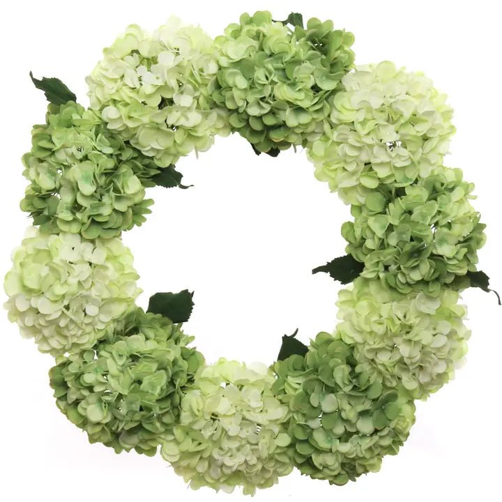 LUXE GREEN HYDRANGEA WREATH - Pure Apotheca