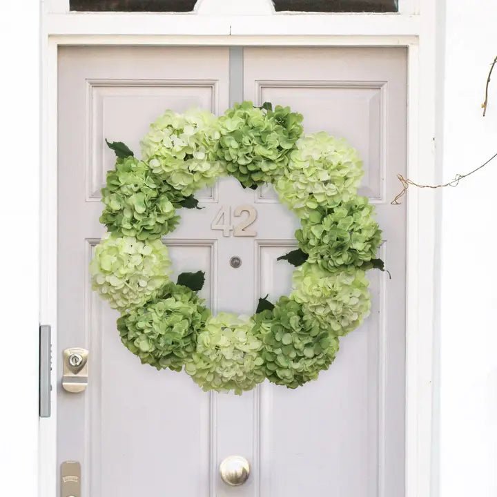 LUXE GREEN HYDRANGEA WREATH - Pure Apotheca