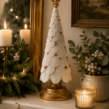 Luxe Ivory Tree with Gold Berries 30cm - Pure Apotheca
