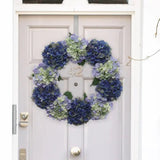 LUXE MIXED BLUE HYDRANGEA WREATH - Pure Apotheca