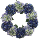 LUXE MIXED BLUE HYDRANGEA WREATH - Pure Apotheca