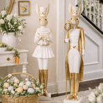 LUXE RABBIT NUTCRACKER WITH STAFF - Pure Apotheca
