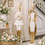 LUXE RABBIT NUTCRACKER WITH STAFF - Pure Apotheca