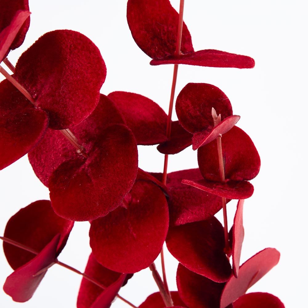 Luxe Velvet Eucalyptus Spray Red - Pure Apotheca