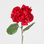 Luxe Velvet Hydrangea Stem Red - Pure Apotheca