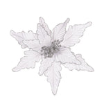 LUXE WHITE POINSETTIA FLOWER CLIP - Pure Apotheca